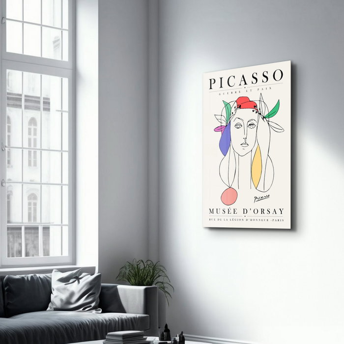 Wallity Pintura Decorativa de Vidrio Templado Multicolor 46 x 72 cm Wallity Pintura Decorativa de Vidrio Templado Multicolor 46 x 72 cm